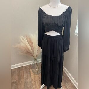 New Hyfve Black Crop Top